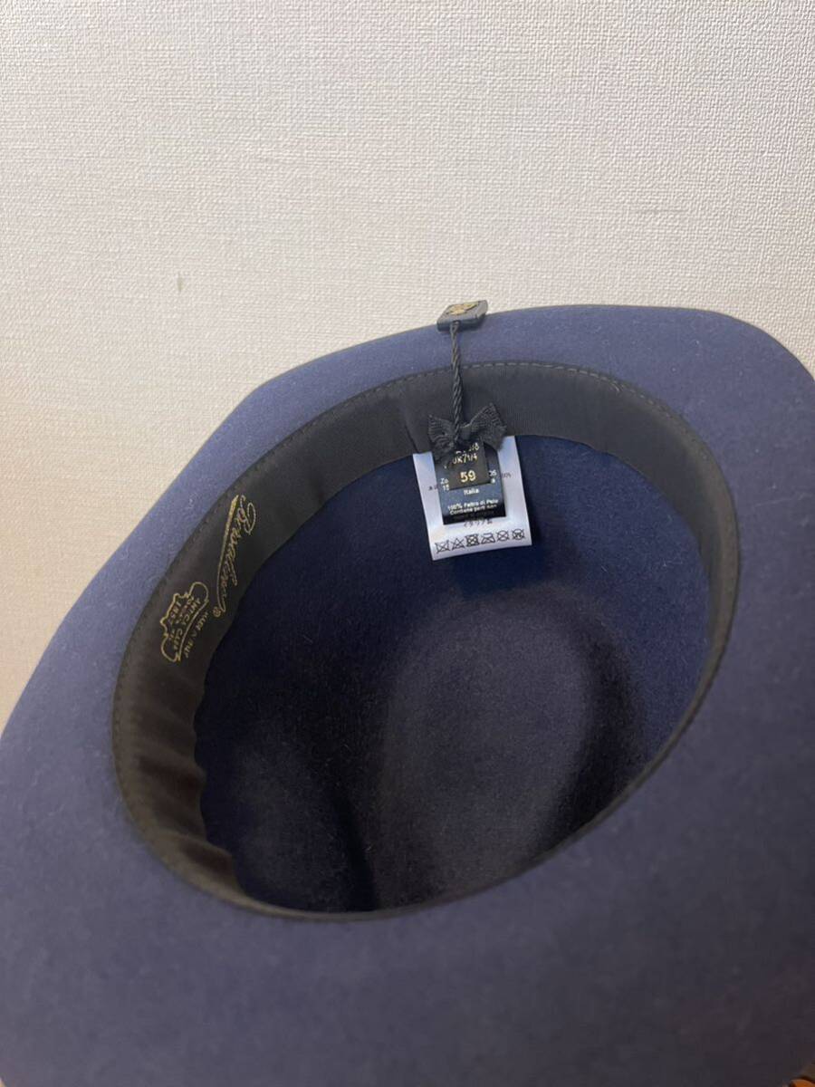  new goods!boru surrey no* high class hat * dark blue color *59* men's soft hat hat 