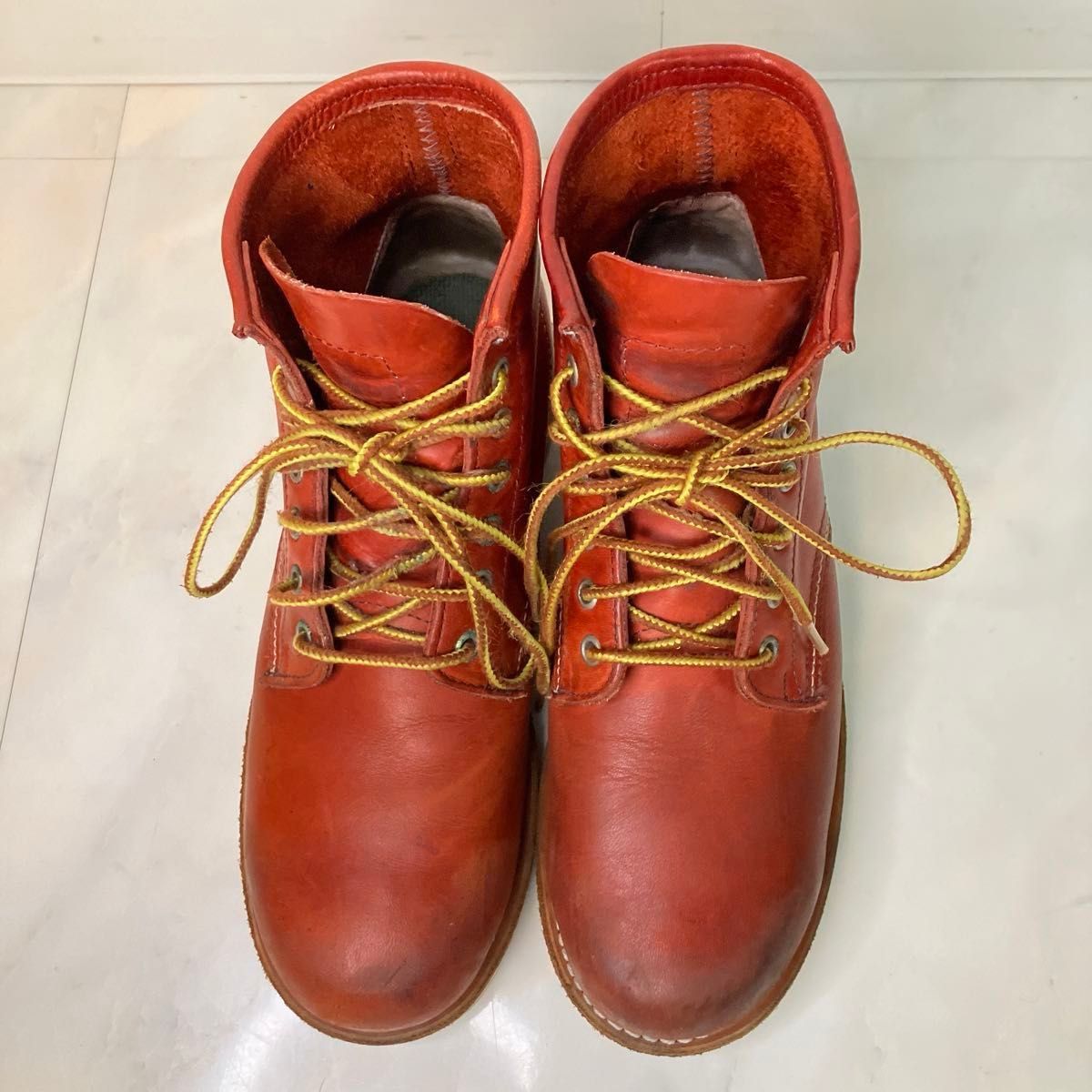 FRYE フライプレーントゥセッター ワークブーツ 赤茶 FRYE フライプレーントゥセッター ワークブーツ 赤茶