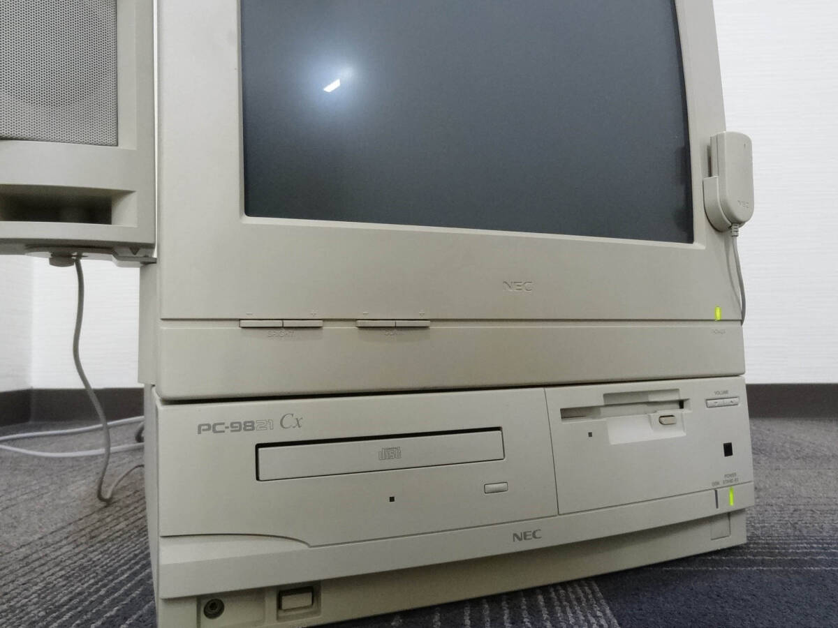 【必見】 NEC PC98 PC-9821Cx S3 パーソナルコンピューター ディスプレイ スピーカー_■商品説明に詳細画像をご覧いただけます。