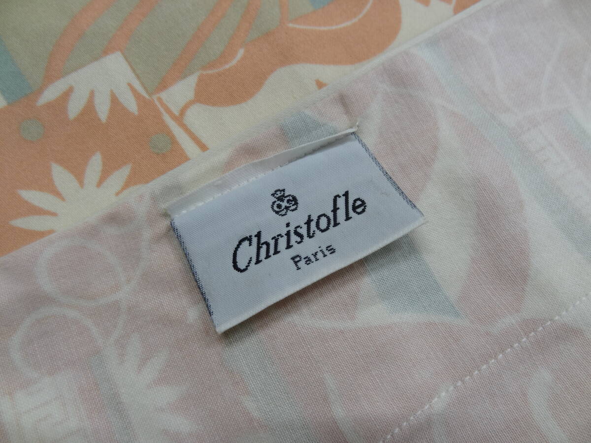 [ стоит посмотреть ] Christofle Chris to полный высококлассный столовое белье Paris Париж скатерть салфетка 6 пункт суммировать 