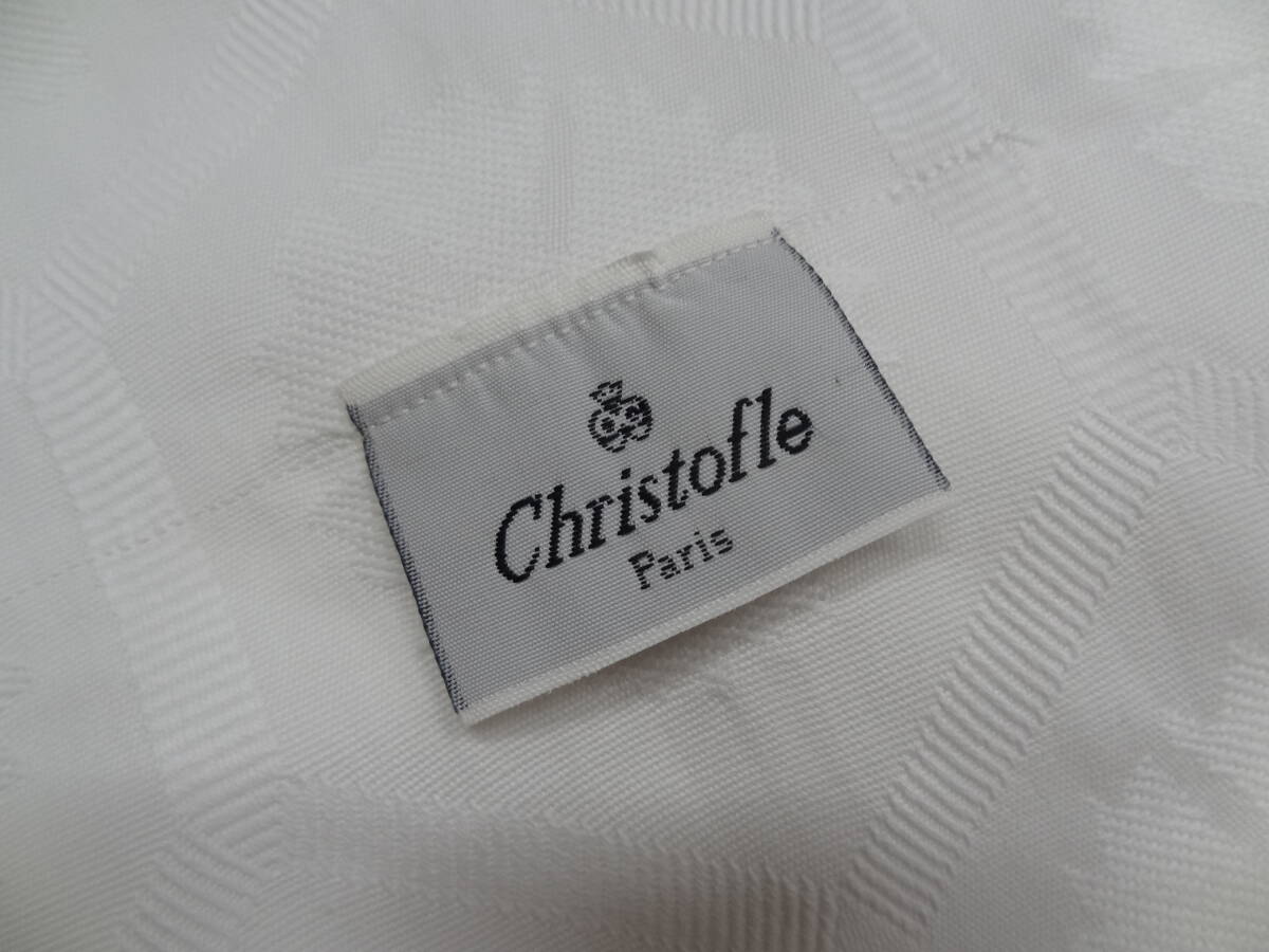 [ стоит посмотреть ] Christofle Chris to полный высококлассный столовое белье Paris Париж скатерть салфетка 6 пункт суммировать 