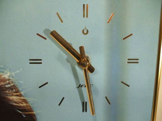 【元気堂】昭和 レトロ アグネス ラム パネル時計 壁掛け時計 Jeco ジェコー 音さ時計_画像6