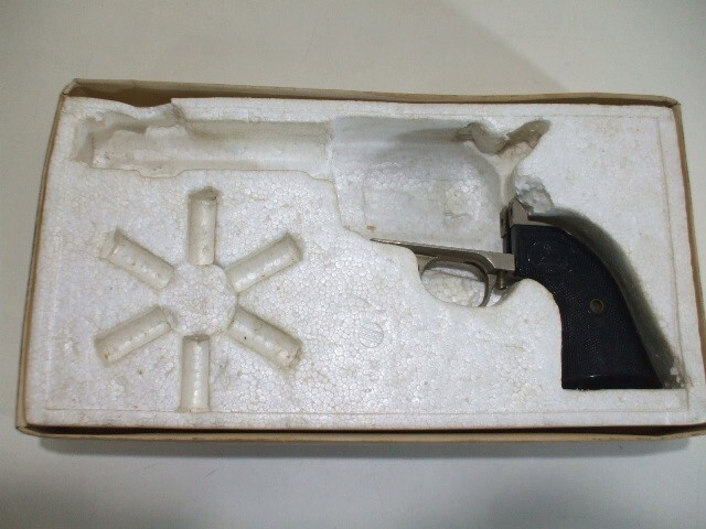 S04【元気堂】ASAHI TOY COLT SINGLE ACTION REVOLVERS コルト シングル アクション リボルバー モデルガン 空き箱 空箱_画像4