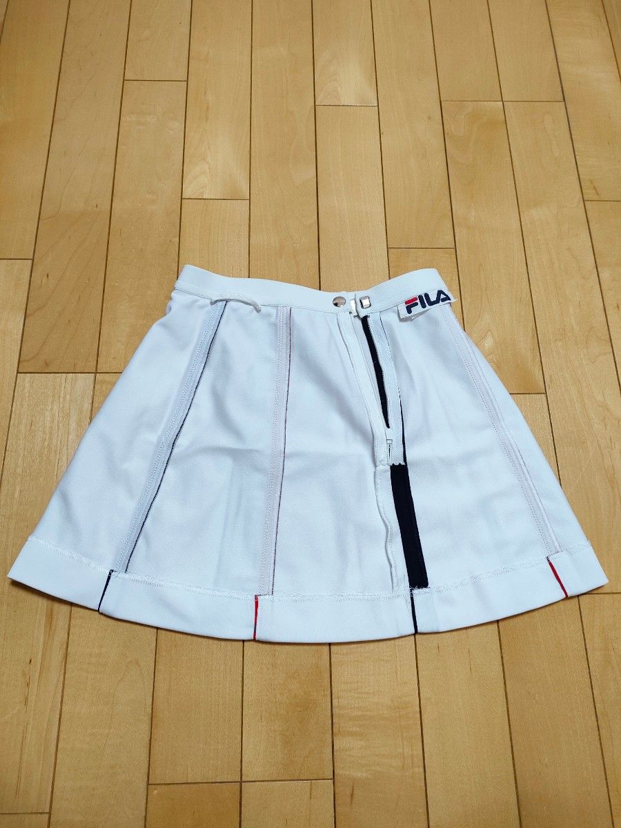 フィラ FILA テニスウェア スカート スコート Sサイズ ホワイト