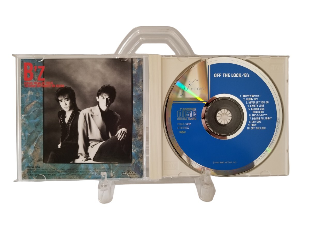 中古CD B’z OFF THE LOCK / ビーズ オフ・ザ・ロック 89年盤 全10曲収録 R32A-1052の画像3
