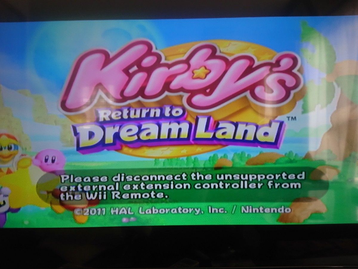 wii 北米版 星のカービィ Kirby's Return to Dream Land 