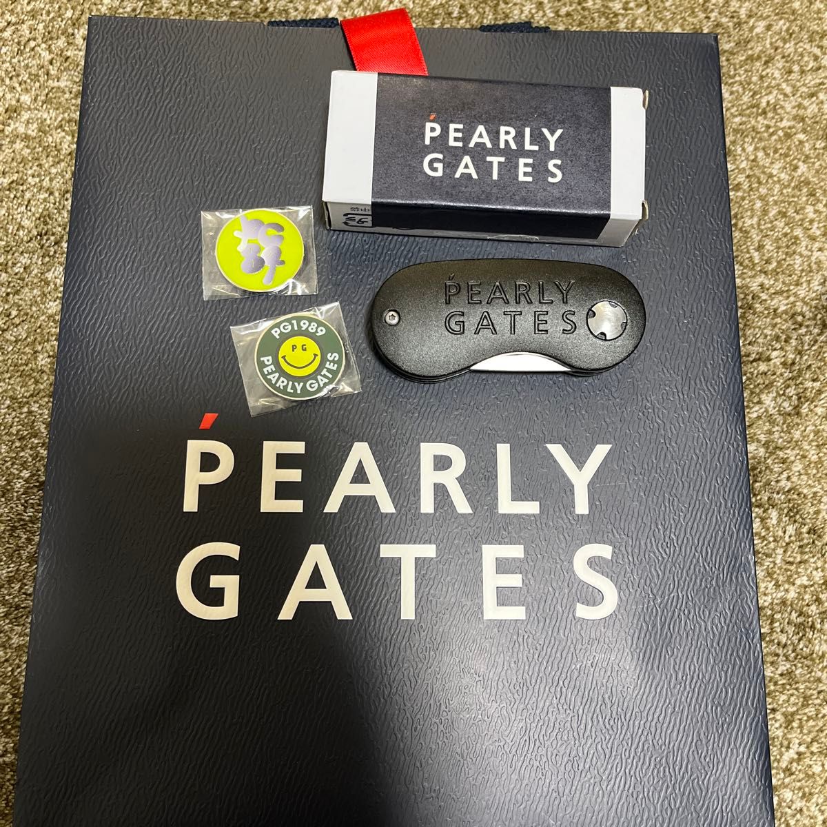 新品 店舗限定品 PERLYGATES パーリーゲイツ グリーンフォーク 新品 店舗限定品 PERLYGATES パーリーゲイツ グリーンフォーク