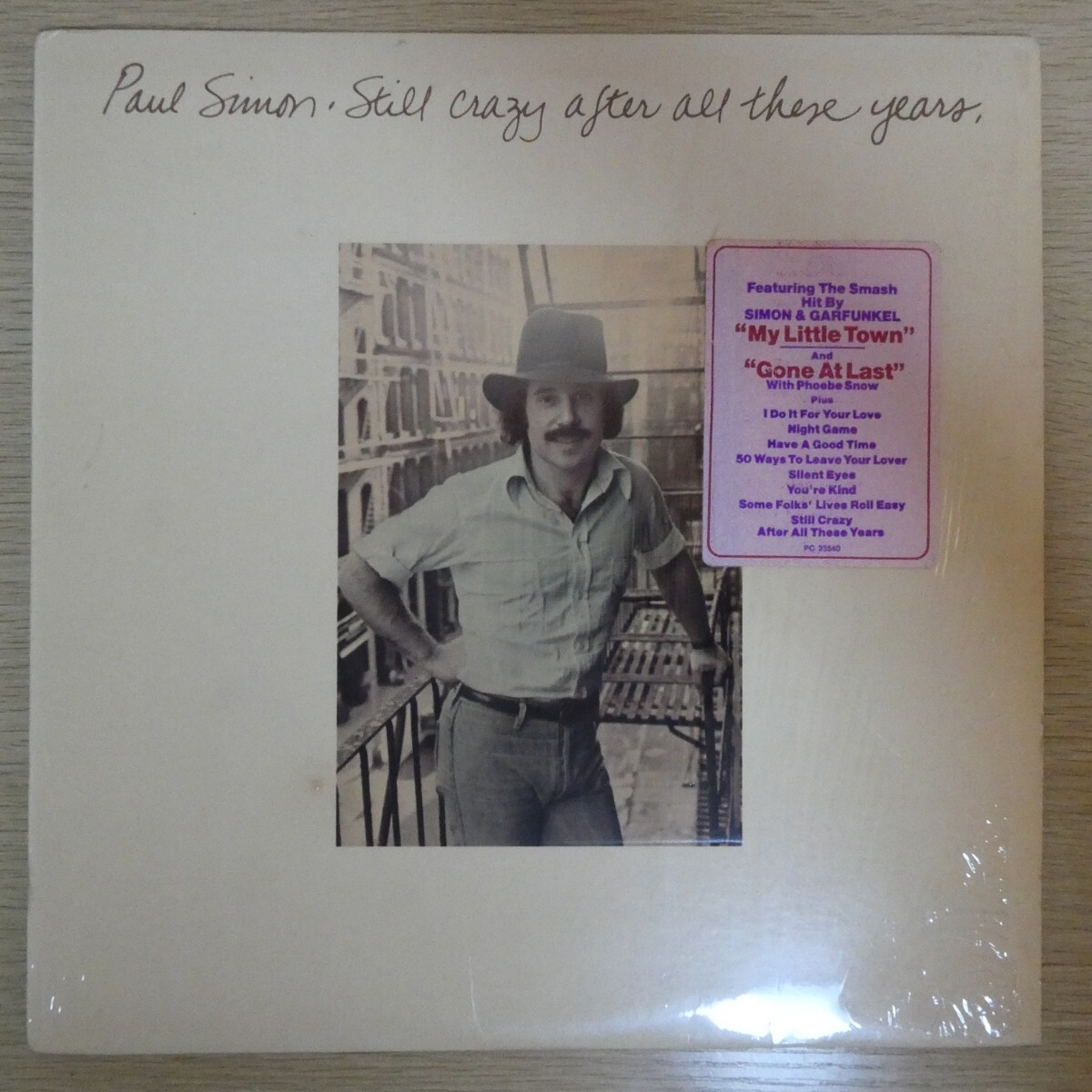 LP5321☆シュリンク/US/Columbia「Paul Simon / Still Crazy After All These Years / PC-33540」_画像1