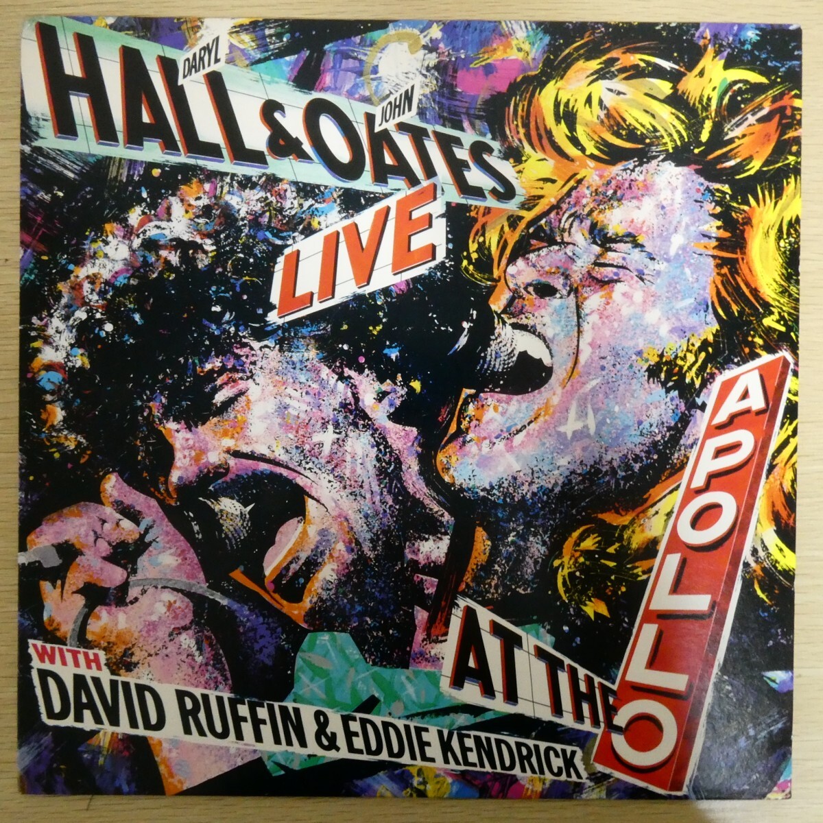 LP5430☆US/RCA「Daryl Hall & John Oates With David Ruffin & Eddie Kendrick / Live At The Apollo / AFl1-7035」_画像1