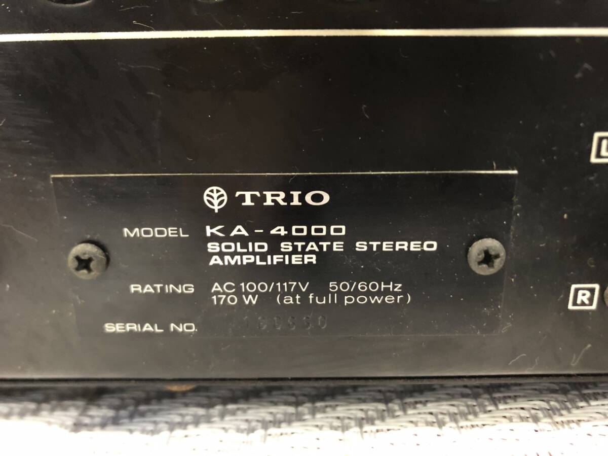 TRIO KT5000チューナとTRIO KA-4000プリメインアンプ_画像10