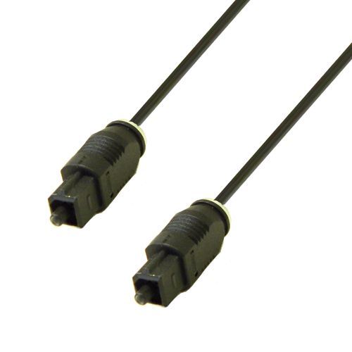  optical digital cable rectangle - rectangle 1m slim type black (438) HK10
