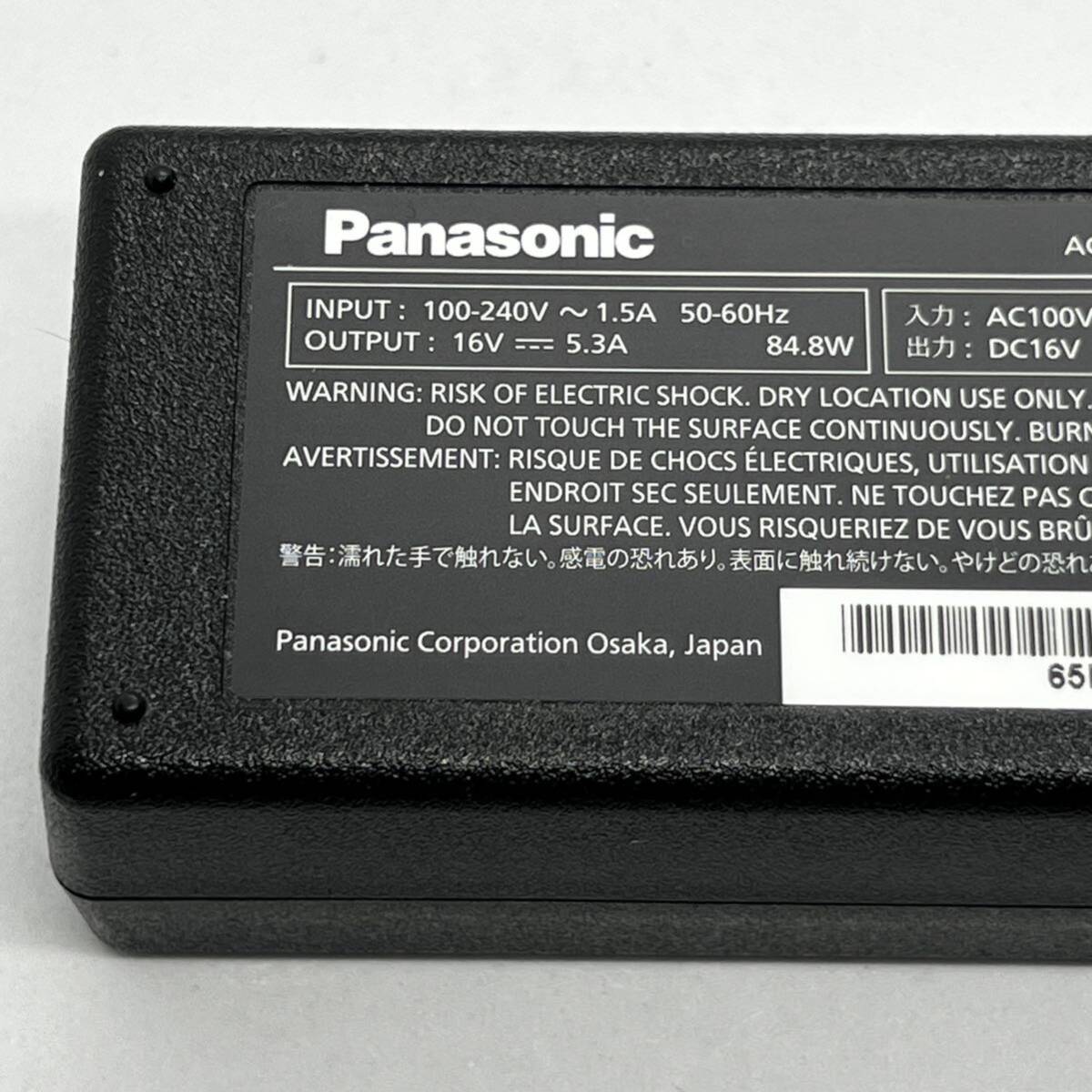 07、Panasonic Let's note 純正ACアダプター CF-AA65D2A M1 16V 5.3A CF-FV/LV/SV用 通電確認済み_画像3