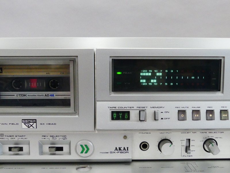 y366 AKAI Akai MODEL GX-F60R cassette deck audio 