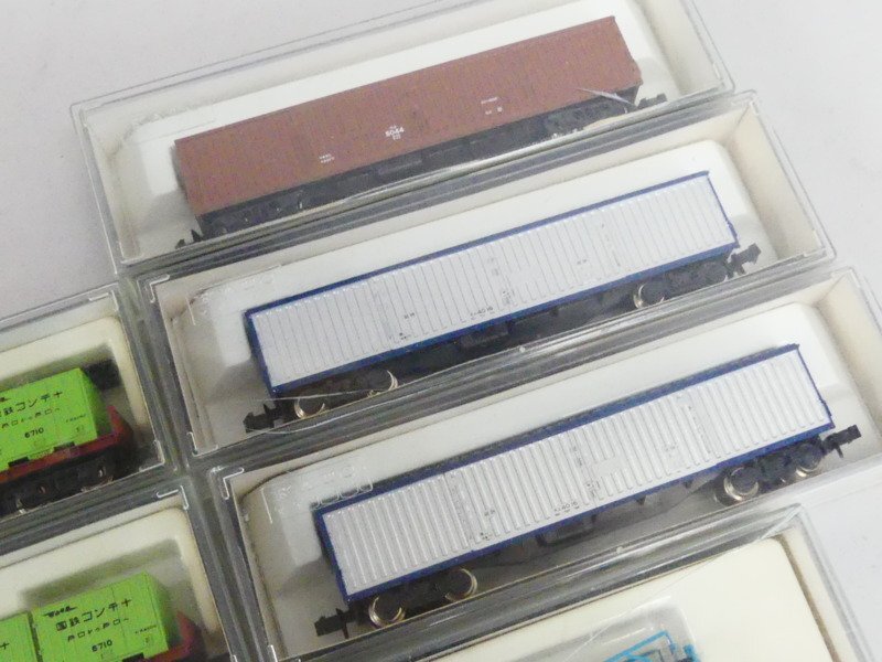 y322 KATO N gauge diesel locomotive . car cargo car together 10 both M car railroad model 