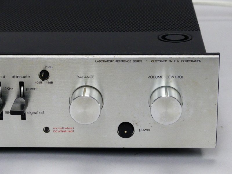 y362 LUXMAN 5C50 プリアンプ ラックスマン 音出し済み 難あり_画像2