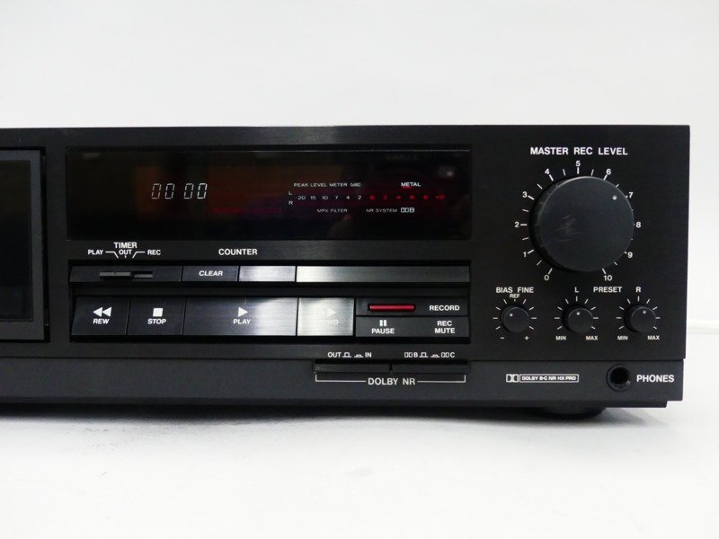 y389 美品 TASCAM タスカム 102 カセットデッキ 音出し確認済の画像2