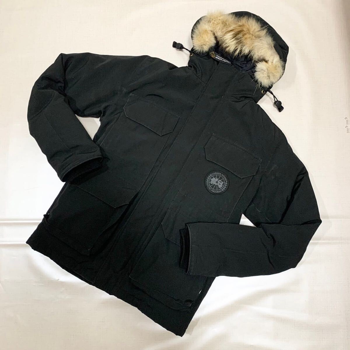 1円〜 美品/希少 CANADA GOOSE カナダグース BLACK LABEL ブラックレーベル ダウンジャケット グリフィンインターナショナル 正規品代理店_画像1