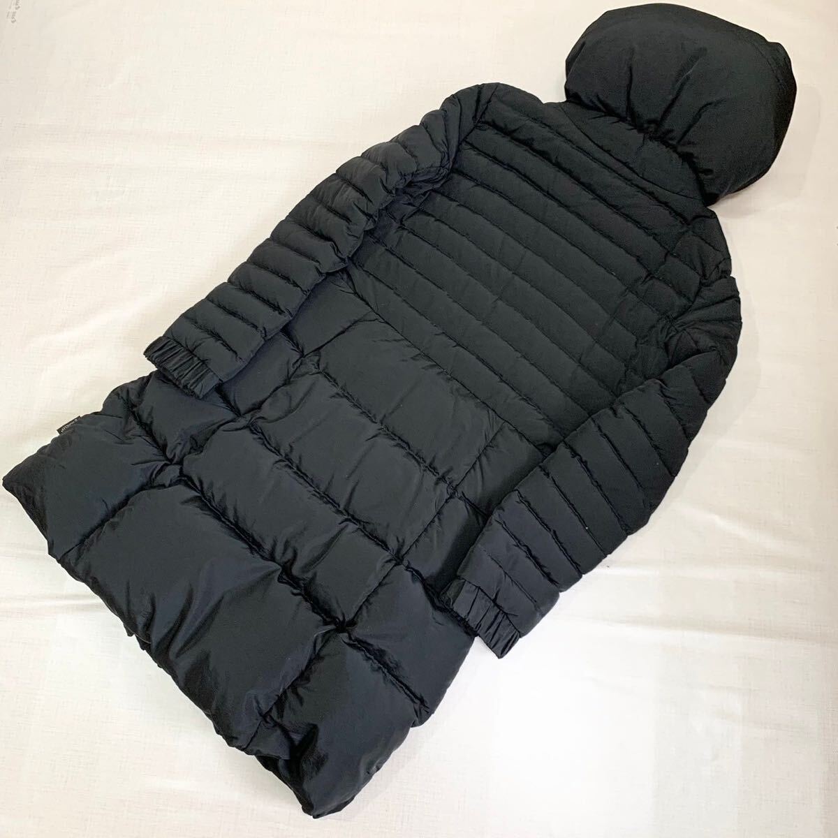 1円〜 極美品 モンクレール MONCLER ダウンコート FRAXINELLE フラキシネル ダウンコート ベルト付き ミドル丈 ビッグカラー 0サイズの画像7