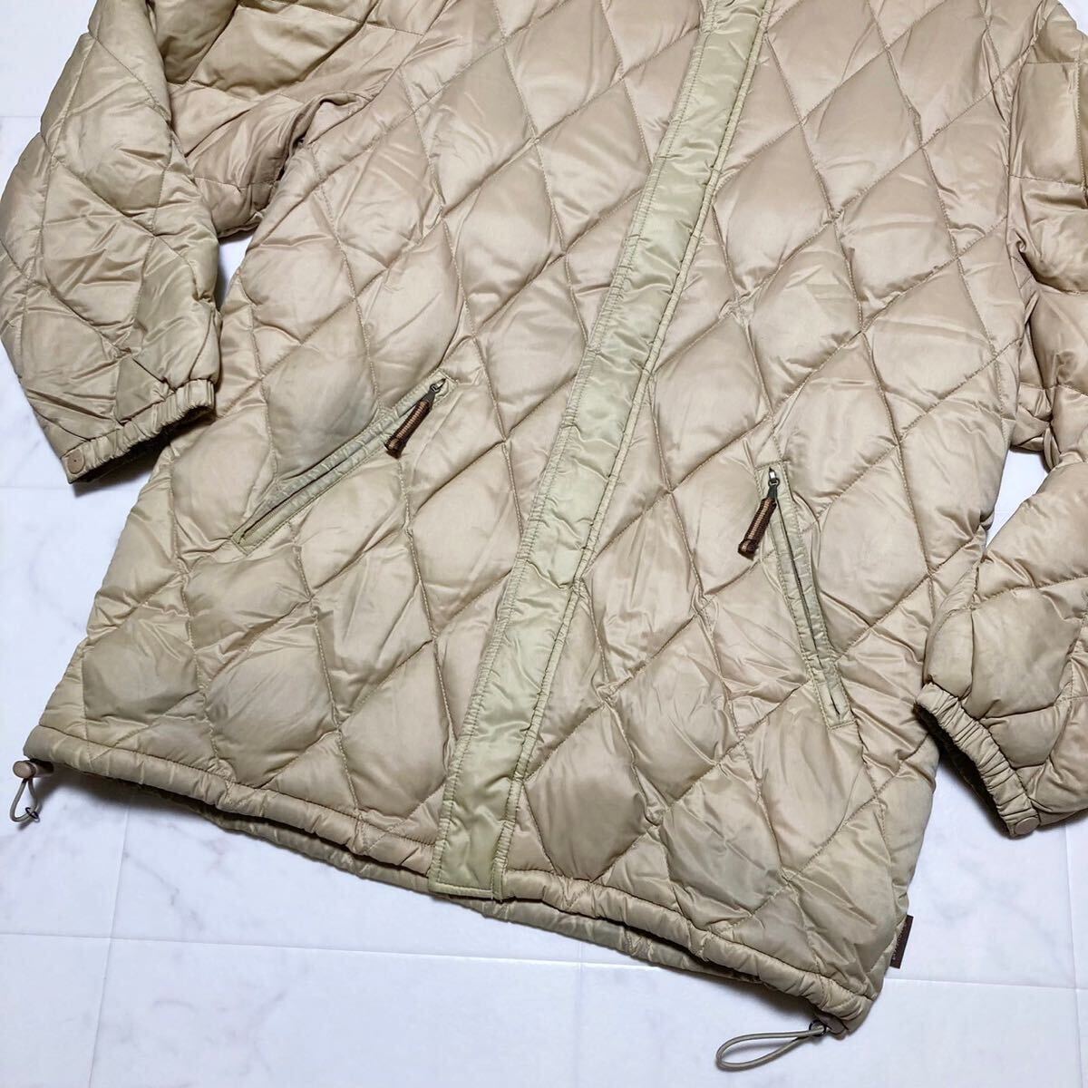 1円〜 名作 最高級茶タグ MONCLER モンクレール TANY タニー 人気 定番モデル ダウンジャケット キルティング ダイヤ柄 大きいサイズ 2_画像4