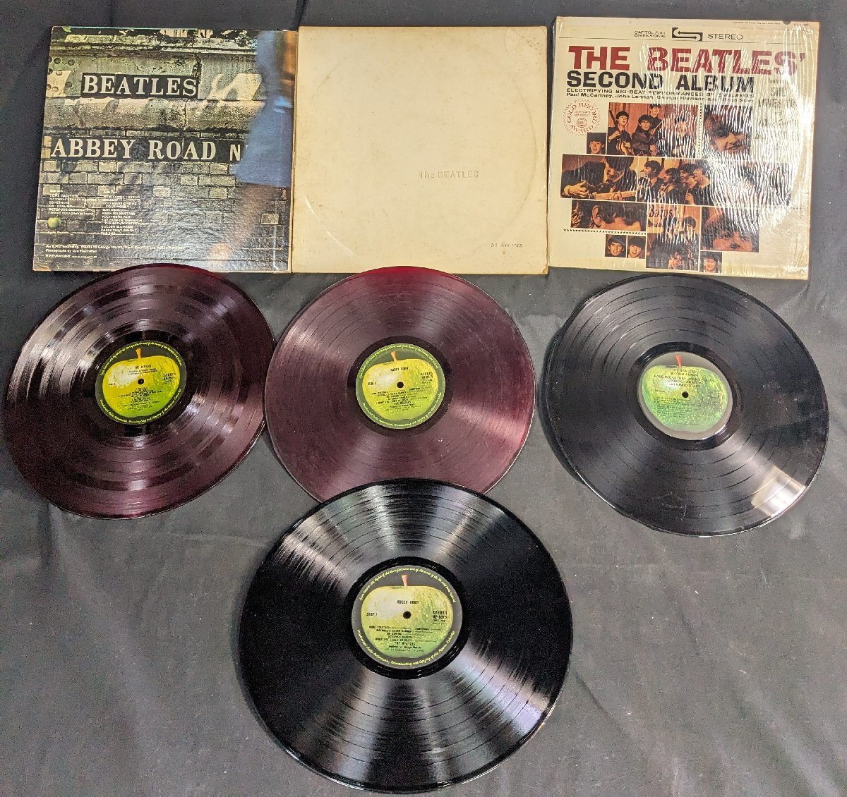 MIK75 ◆The Beatles◆ビートルズ◆ジョンレノン◆LPレコード◆4枚まとめて【1円スタート】コレクション 当時物の画像1