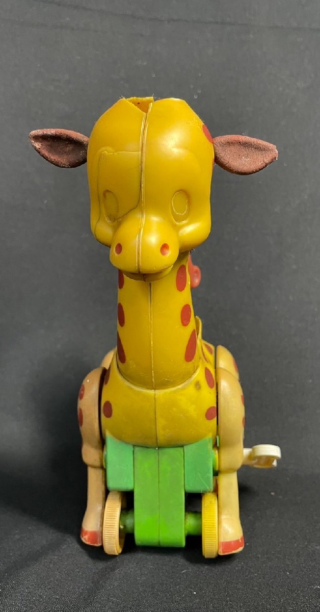 MIK46 игрушка * жираф . обезьяна *zen мой * retro * Showa * Vintage * подлинная вещь * утиль [1 иен старт ] коллекция 