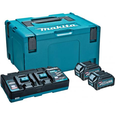 makita マキタ パワーソースキットXGT4 A-71984 BL4025(2.5Ahバッテリ)×2 DC40RB(2口充電器)×1 ケース 2038845
