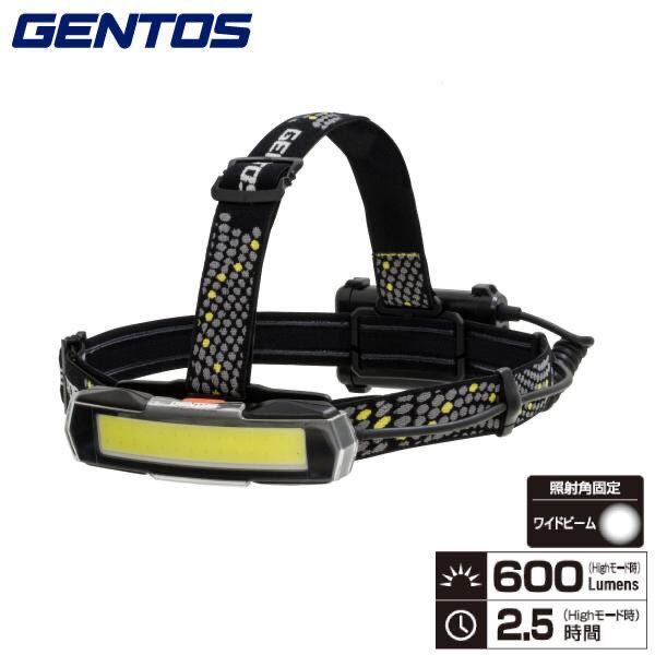 送料無料◆GENTOS(ジェントス) LED ヘッドライト NRシリーズ USB充電式 NRX-180H 新品 の画像1