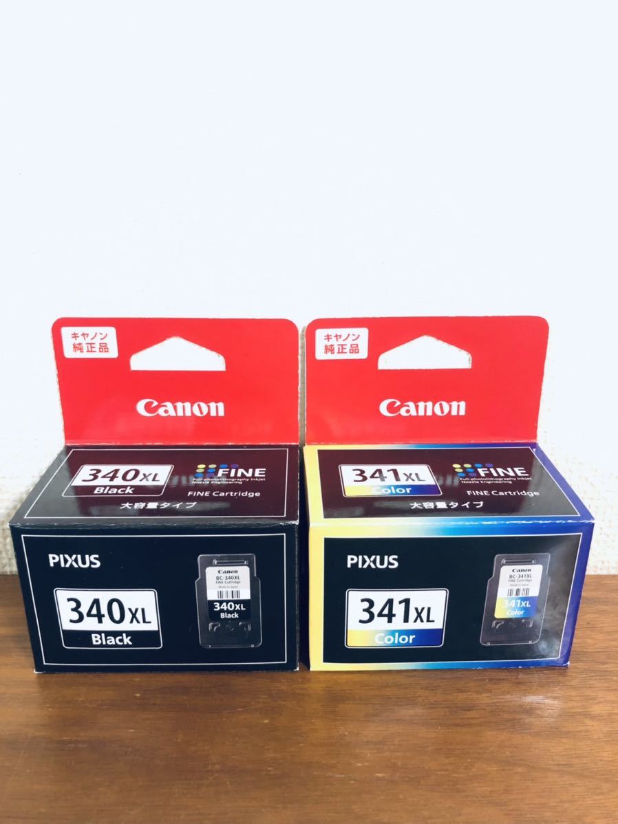 送料無料◆Canon 純正インクカートリッジ BC-340XL+BC-341XL ブラック+カラー(大容量) 新品_画像1