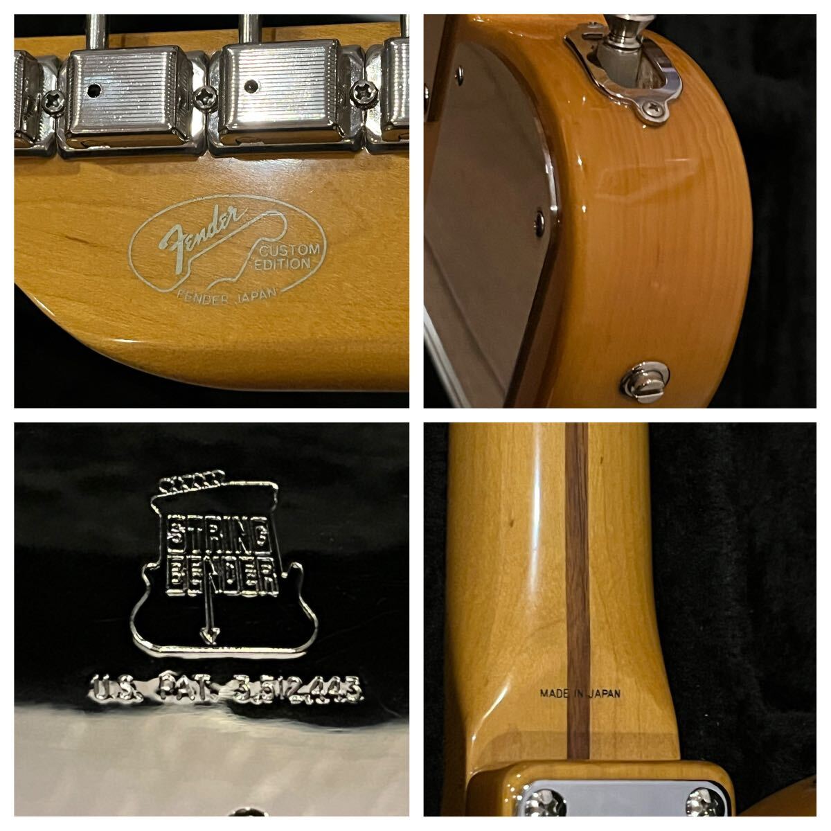 【GW限定値下げ】‘93〜’94年製 FENDER JAPAN CUSTOM EDITION / EXTRAD TL52-200BB (Bベンダー クラレンスホワイト エクストラッド)の画像6