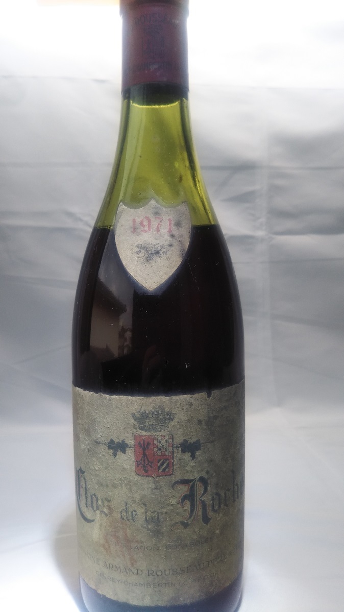 【シャルル作】アルマン・ルソー クロ・ド・ラ・ロッシュ グラン・クリュ 1971年 750ml Armand Rousseau Clos de La Roche Grand Cru_画像1