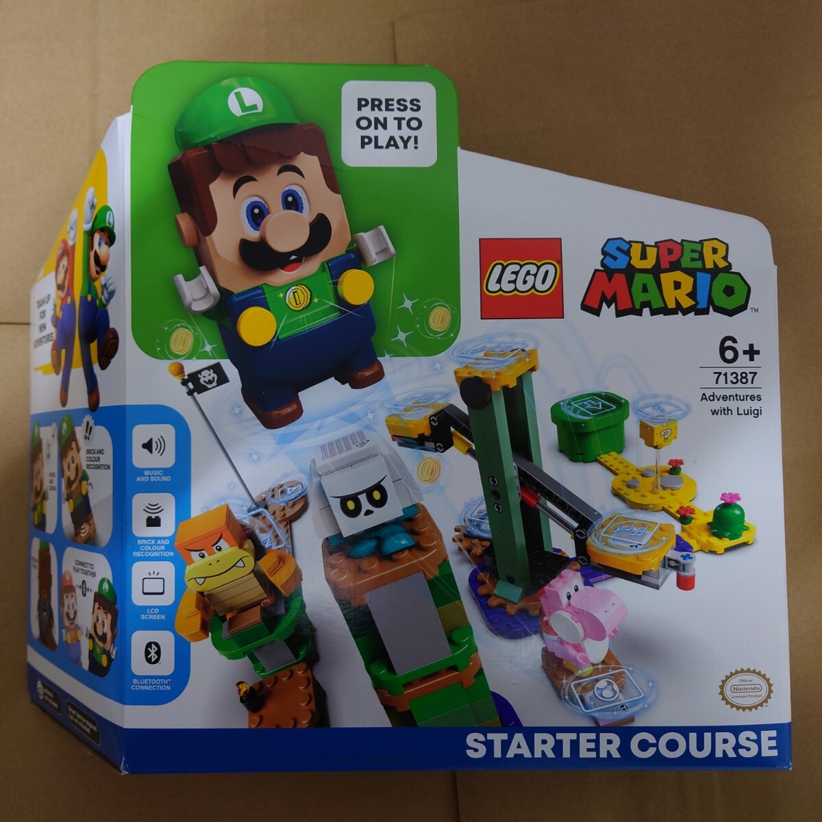 71387 レゴ 送料無料 新品 未開封 スーパーマリオ スターターセット レゴ ルイージ と ぼうけんのはじまり STARTER COURSE SUPER MARIO_画像1