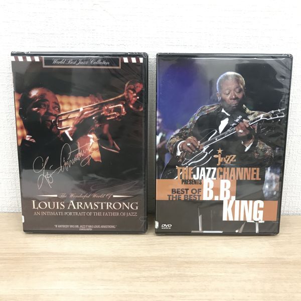新品 未開封 DVD 2枚セット Louis Armstrong ルイ アームストロング BB KING キング ライヴ トランペット ジャズ 男性 海外 歌手 音楽 洋楽_画像1