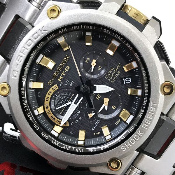 新品 激レア CASIO カシオ G-SHOCK ジーショック MT-G 世界 限定 900本 腕時計 MTG-G1000SG-1 電波ソーラー タフソーラー 箱付き 動作OK_画像1