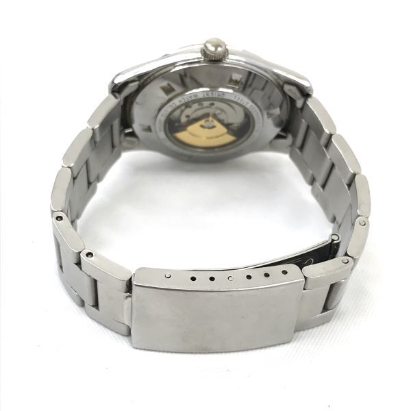 ORIENT STAR オリエントスター 腕時計 597302-70 自動巻き 機械式 オートマティック アナログ ラウンド ピンク シルバー 21石 動作確認済の画像4