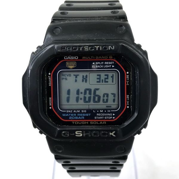CASIO カシオ G-SHOCK ジーショック マルチバンド6 腕時計 GW-M5610U-1 電波ソーラー タフソーラー デジタル スクエア 動作確認済の画像2