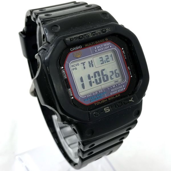 CASIO カシオ G-SHOCK ジーショック マルチバンド6 腕時計 GW-M5610U-1 電波ソーラー タフソーラー デジタル スクエア 動作確認済の画像4