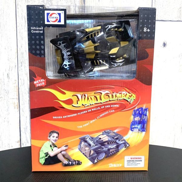新品 未開封 WALL CLIMBER ウォールクライマー ラジコンカー ブラック おもちゃ ラジコン 車 フィギュア 模型 趣味 コレクションの画像1