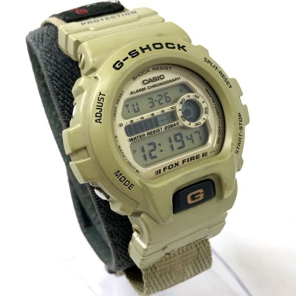 CASIO カシオ G-SHOCK ジーショック FOX FIRE X-treme 腕時計 DW-6900 クオーツ デジタル コレクション かっこいい 電池交換済 動作確認済_画像4