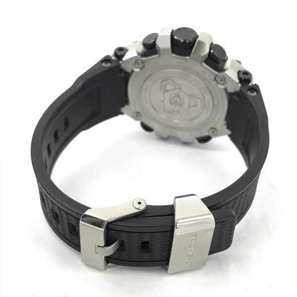 超美品 CASIO カシオ G-SHOCK ジーショック MT-G 腕時計 MTG-B3000-1A 電波ソーラー タフソーラー Bluetooth ブラック レッド 動作確認済の画像4