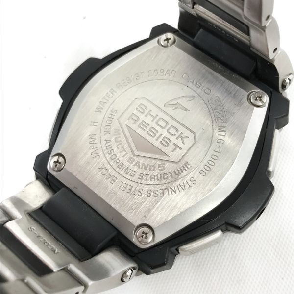 CASIO カシオ G-SHOCK ジーショック MT-G 腕時計 MTG-1000G-9A 電波ソーラー タフソーラー アナログ ラウンド マルチバンド5 動作確認済の画像5