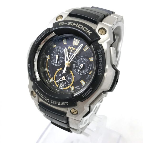 CASIO カシオ G-SHOCK ジーショック MT-G 腕時計 MTG-1000G-9A 電波ソーラー タフソーラー アナログ ラウンド マルチバンド5 動作確認済の画像2