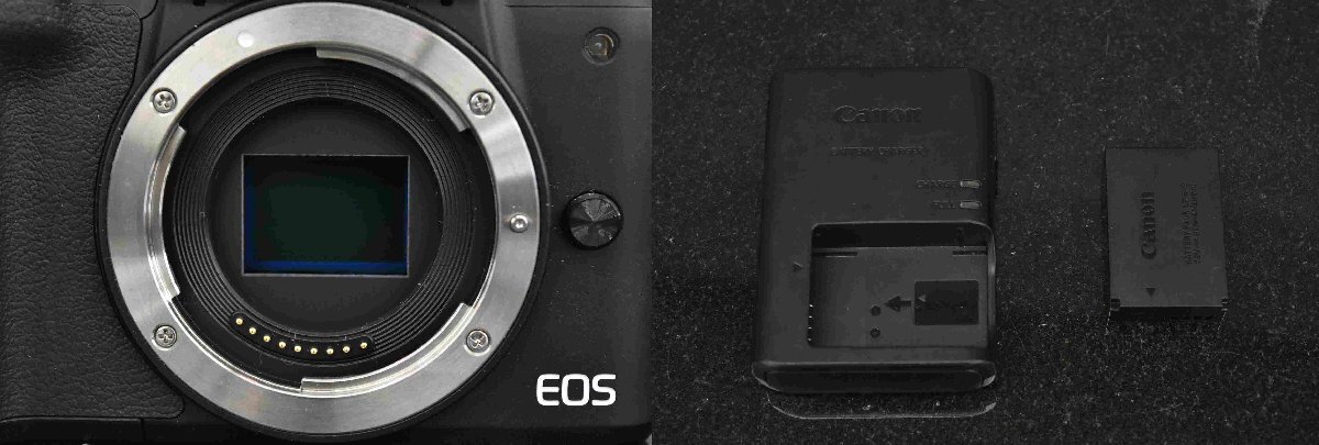 F☆Canon キャノン EOS Kiss M2 一眼レフカメラ ZOOM LENS EF-M 15-45mm 1:3.5-6.3 IS STM 55-200mm 1:4.5-6.3 IS STM ☆中古☆_画像8