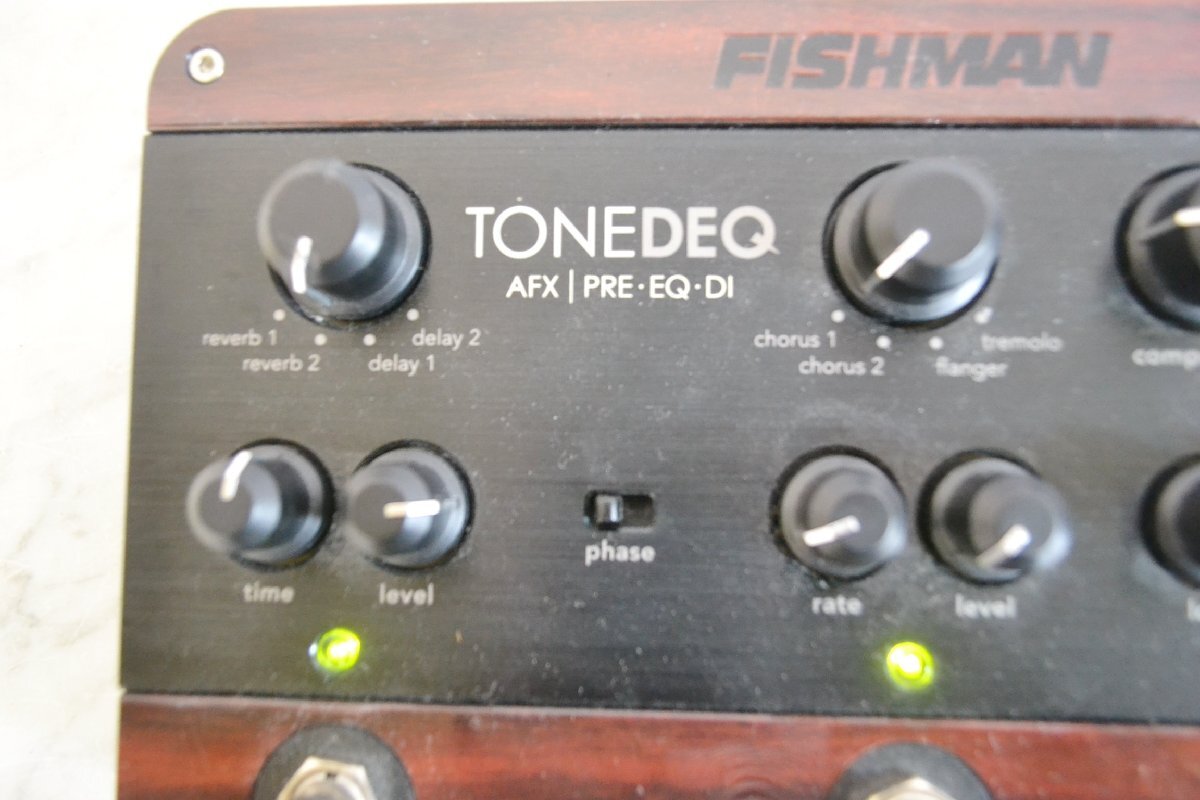 K●【中古】FISHMAN TONEDEQ アコギ用プリアンプ/マルチエフェクター フィッシュマン_画像3