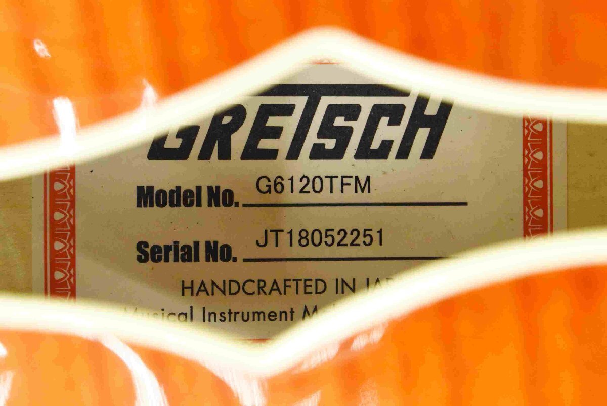 F☆GRETSCH グレッチ G6120TFM フルアコ エレキギター ☆中古☆の画像9