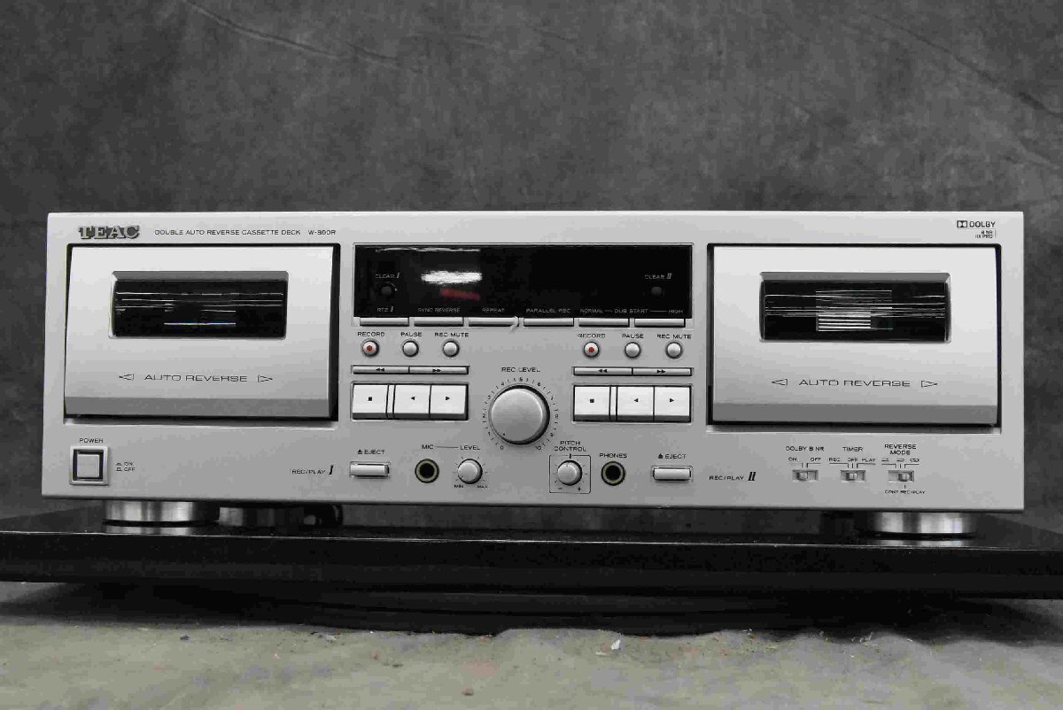 F☆TEAC ティアック W-890RS ダブルカセットデッキ ☆中古☆の画像2