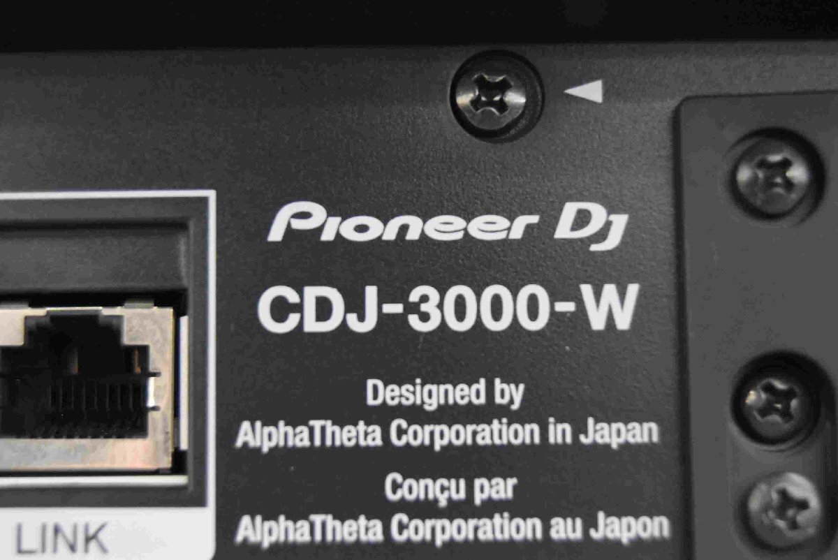 F☆Pioneer/パイオニア DJ用マルチプレーヤー CDJ-3000－w ② ☆現状品☆_画像8