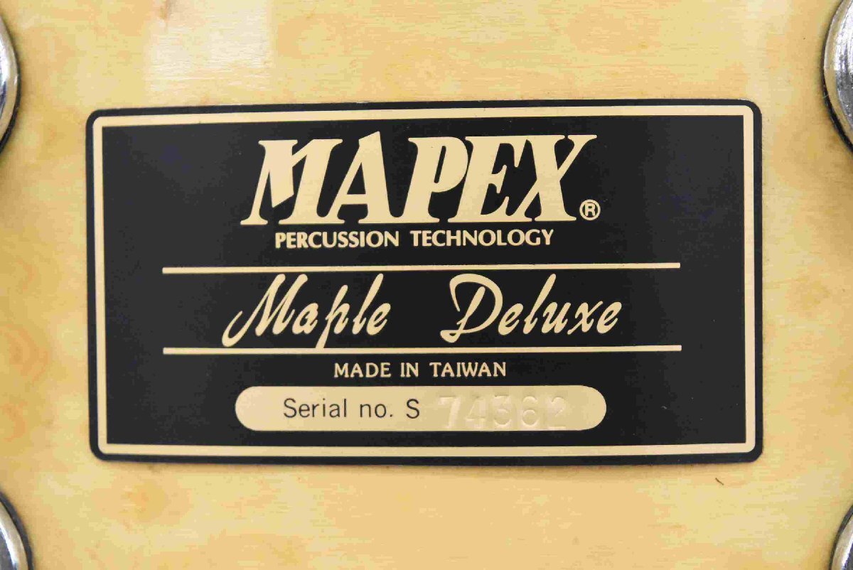 F☆MAPEX メイペックス Maple Deluxe スネアドラム ☆中古☆の画像8