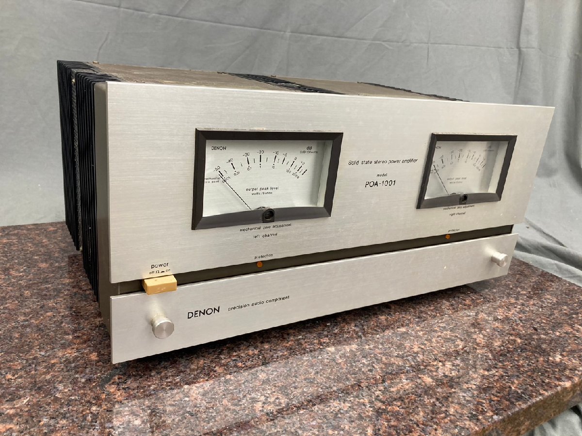 T7121＊【中古】DENON デノン POA-1001 パワーアンプ_画像1