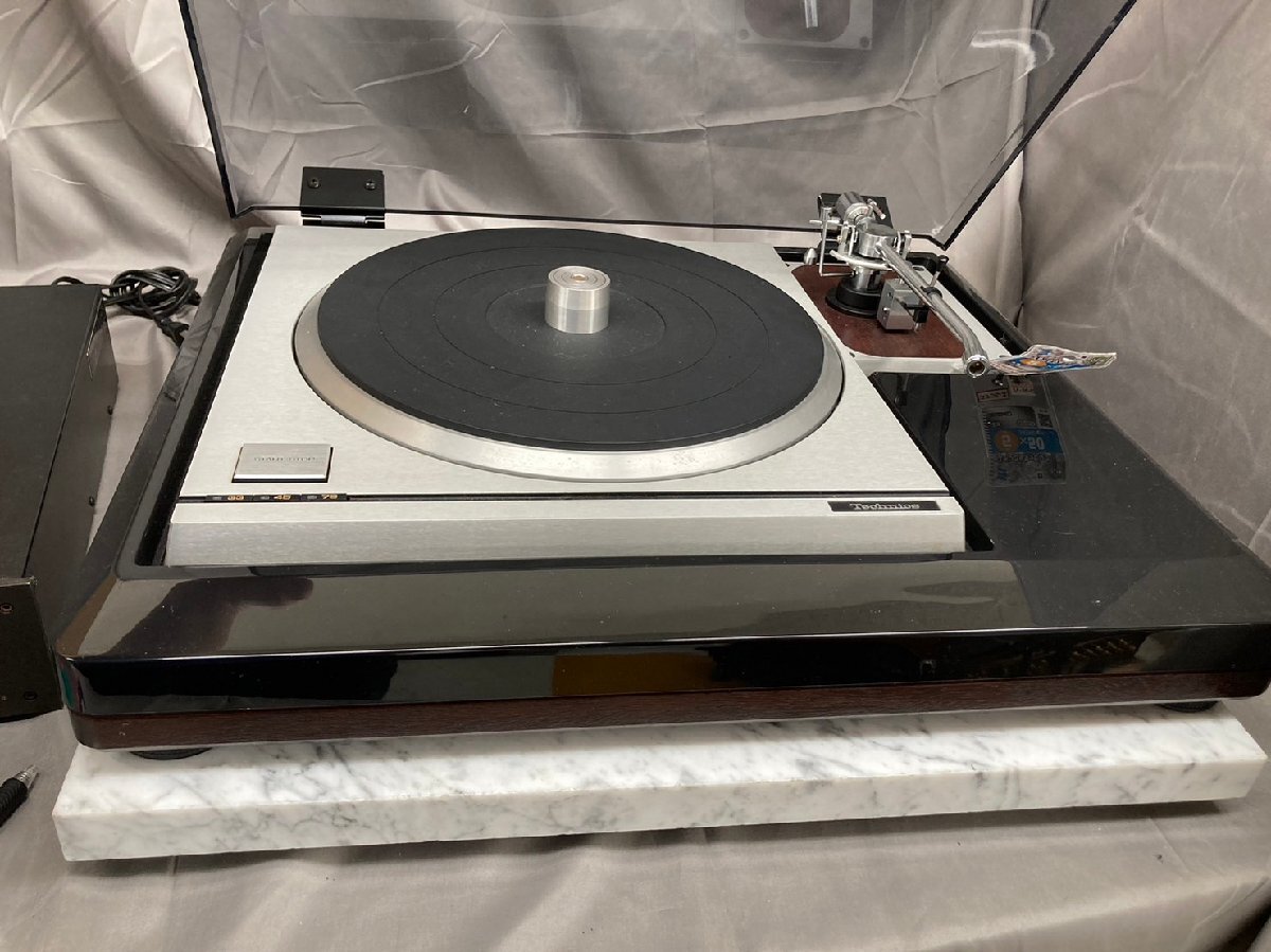 T7397＊【中古】Technics テクニクス SH-10B3/SH-10E/SEAC WE-308 ターンテーブル 電源ユニット トーンアーム_画像3