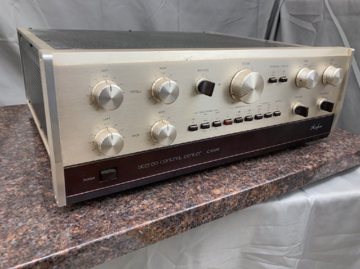 T7405＊【ジャンク】Accuphase アキュフェーズ C-200X コントロールアンプの画像1